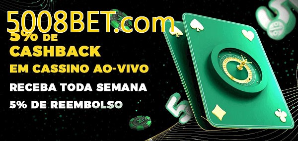 Promoções do cassino ao Vivo 5008BET.com